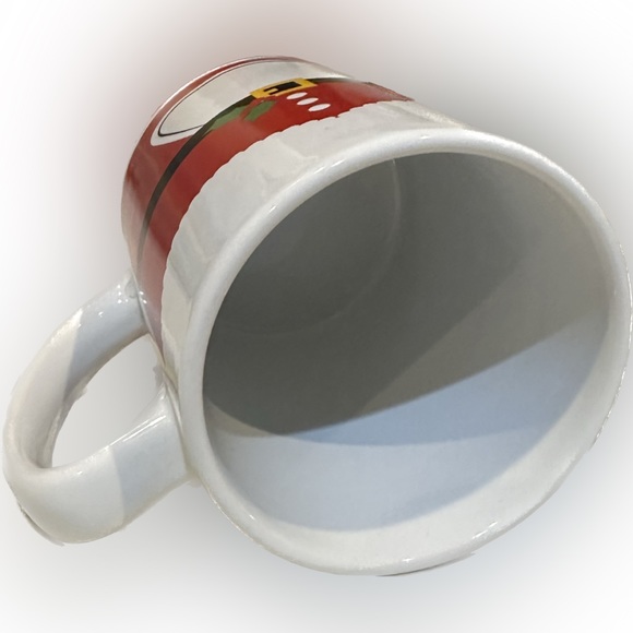 MRS SANTA CLAUS COFFEE TEA SOUP GIFT MUG HOLIDAY CHRISTMAS PARTY RED WHITE CUP - Picture 3 of 5